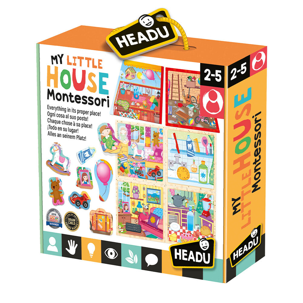 HEADU BENİM KÜÇÜK EVİM MONTESSORİ BUL-TAK KARTLARI - IT20836